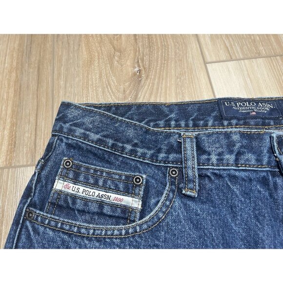 Vintage US Polo Assn 1890 Straight Jeans - Men Size 32 X 32 - Picture 9 of 16